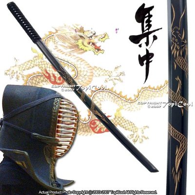 Single 40" Dragon Datio Bokken Kendo Practice Sword